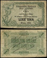 1 lira 1893, bez oznaczenia serii i numeracji, z