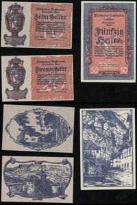 Liechtenstein, zestaw: 10, 20 i 50 halerzy, 1920