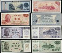 Chiny, zestaw: 5 x kupony wymiany walutowej 1979 oraz 3 banknoty