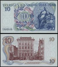 10 koron 1968, numeracja 1882935, piękne, Pick 5