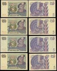 zestaw: 4 x 5 koron, roczniki: 1 x 1978 i 3 x 19