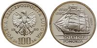 100 złotych 1980, Warszawa, 50 Lat Daru Pomorza,