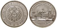Niemcy, medal na pamiątkę ukończenia budowy budynku Reichstagu, 1894