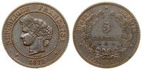 Francja, 5 centymów, 1872 A