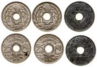 Francja, zestaw 3 monet, 1918–1943
