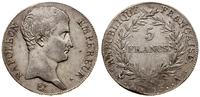 Francja, 5 franków, AN 13 A (1804/5)