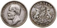 2 korony 1898, Sztokholm, srebro próby 800, 14.8