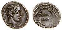 denar 48 pne, Rzym, Aw: Głowa A. Postumiusa w pr