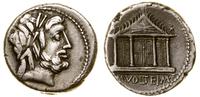 denar 78 pne, Rzym, Aw: Głowa Jowisza w diademie