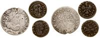 zestaw 3 monet, 2 x szeląg miedziany: 1661 (koro