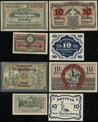 zestaw 4 bonów, w zestawie: 10 fenigów 1920 Legn