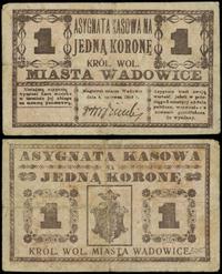 bon na 1 koronę 4.06.1919, liczne złamania, Podc
