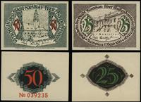 Śląsk, zestaw: 25 i 50 fenigów, 17.12.1920