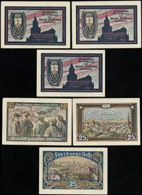 zestaw: 3 x 25 fenigów wrzesień 1921, razem 3 ba