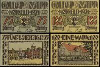 Prusy Wschodnie, zestaw: 75 fenigów i 1 marka, ważne do 31.12.1921