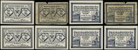 Prusy Zachodnie, zestaw: 4 x 50 fenigów, 1.12.1920