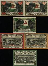 zestaw: 50, 75 fenigów i 1 marka 11.07.1921, raz