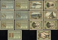 zestaw 7 banknotów 1.09.1921, nominały: 2 x 25 f