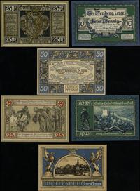 Śląsk, zestaw: 10, 25, 50 fenigów, 19.04.1920