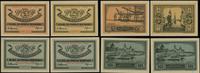 Pomorze, zestaw: 25 fenigów, 50 fenigów i 2 x 75 fenigów, ważne od 1.01.1922 do 31.07.1922