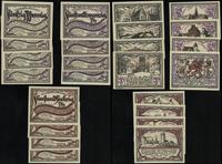 Pomorze, zestaw 12 banknotów, ważne od 1.09.1921 do 30.06.1922