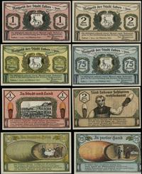 Pomorze, zestaw: 50, 75 fenigów, 1, 2 marki, październik 1921
