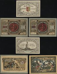 Pomorze, zestaw: 10, 25, 50 fenigów, 1920