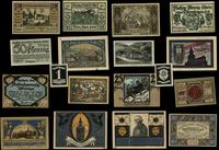 banknoty zastępcze, zestaw 9 bonów, 1920–1922