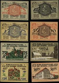 Prusy Wschodnie, zestaw 4 banknotów, 1921