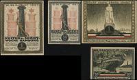 zestaw: 50 fenigów i 1 marka 31.08.1921, razem 2