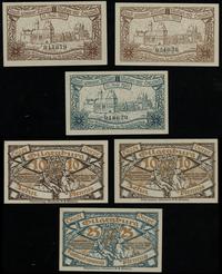 Prusy Wschodnie, zestaw: 2 x 10, 1 x 25 fenigów, 1.10.1920
