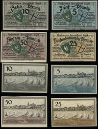 zestaw 4 banknotów 1.10.1920, w skład zestawu wc