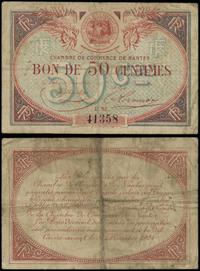 bon na 50 centymów bez daty (1918), Nantes, nume
