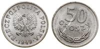 50 groszy 1949, Warszawa, aluminium, mennicza sm