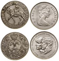 Wielka Brytania, zestaw: 2 x 25 pensów, 1977, 1981