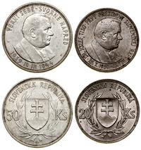 Słowacja, zestaw: 50 koron 1944 i 20 koron 1939