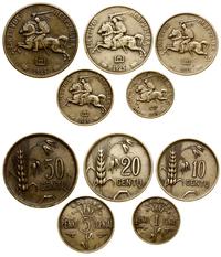 Litwa, zestaw 5 monet, 1925
