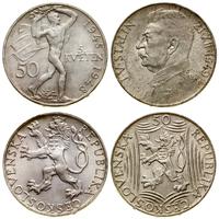 lot 2 x 50 koron 1948, 1949, 3 rocznica Powstani