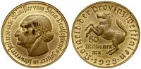 50 milionów marek 1923, tombak złocony, 44.6 mm,