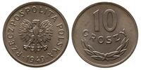10 groszy 1949, Kremnica, miedzionikiel, wyśmien