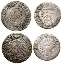 lot 2 monet, grosz 1530, Królewiec (Albert Hohen
