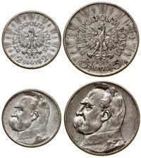 lot 2 monet 1934, Warszawa, 2 złote i 5 złotych 