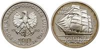 100 złotych 1980, Warszawa, 50 Lat Daru Pomorza,