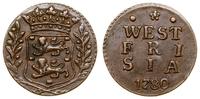 1 duit 1780, pięknie zachowany, Purmer Wf71