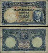 Łotwa, 50 łatów, 1934