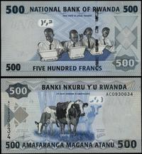 Rwanda, 500 franków, 1.01.2013