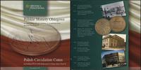 Polska, zestaw Polskie monety obiegowe wraz z monetą Jana Pawła II, 1995–2003