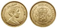5 guldenów 1912, Utrecht, złoto, 3.36 g, Fr. 350