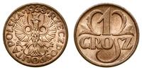 1 grosz 1938, Warszawa, piękny egzemplarz, Parch