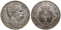 5 lirów 1879 R, Rzym, srebro próby 900, 24.75 g,